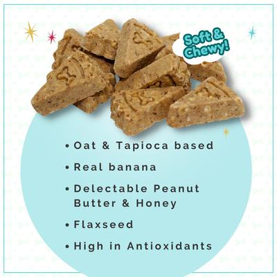 Pup-PIE & Ice Cream Slices Banana Nut with Honey & Bacon Dog Treats, 5-oz pouch
