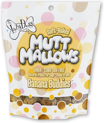 Mutt Mallows Strawberry Smoochies Soft-Baked Dog Treats, 5-oz bag