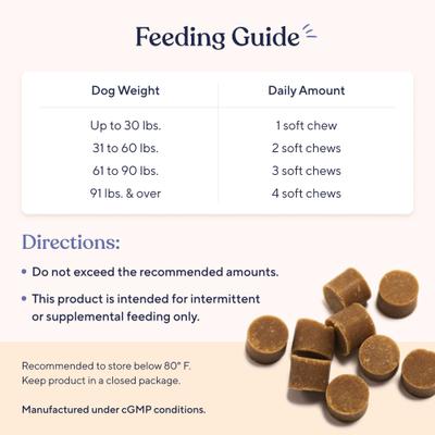 Bacon Flavored Urinary & Bladder Soft Chew Supplement for Dogs, 30 count