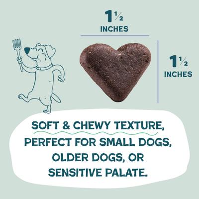 Blueberry & Mint Soft Baked Dog Treats, 6-oz bag