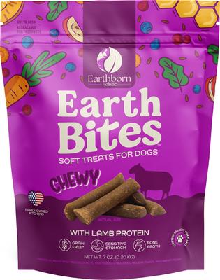 Earthbites Lamb Flavored Grain-Free Soft & Chewy Dog Treats, 7-oz bag