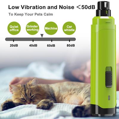 Steel Grit Dog & Cat Nail Grinder, Green