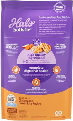 Holistic Complete Digestive Health Chicken & Brown Rice Recipe Puppy Dry Dog Food, 3.5-lb bag