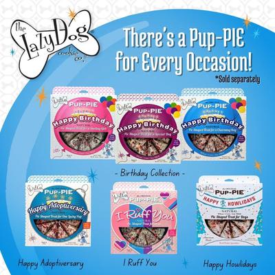 Happy Birthday Pup-PIE Dog Treat, Boy