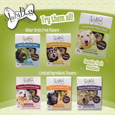 Grain-Free Toasted Vanilla Peanut Butter Limited Ingredient Crunchy Baked Dog Treats, 14-oz box