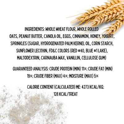 USA Peanut Butter & Honey Assorted Crunchy Dog Treats, 18 count