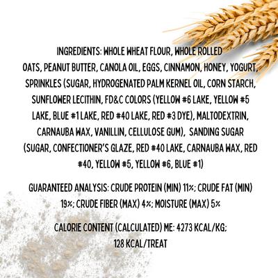 Summer Fun Peanut Butter & Honey Assorted Crunchy Dog Treats, 18 count