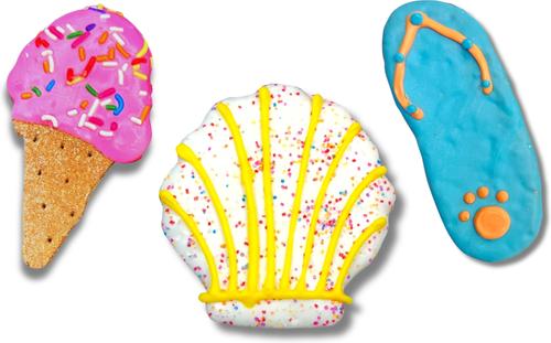 Summer Fun Peanut Butter & Honey Assorted Crunchy Dog Treats, 18 count