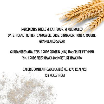 Happy Hour Peanut Butter & Honey Assorted Crunchy Dog Treats, 18 count