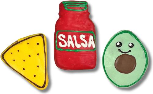 Nacho Pawty Peanut Butter & Honey Assorted Crunchy Dog Treats, 18 count