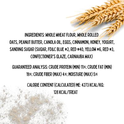 It's a Shore Thing Peanut Butter & Honey Assorted Crunchy Dog Treats, 18 count