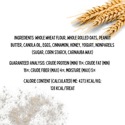 Campfire Delight Peanut Butter & Honey Assorted Crunchy Dog Treats, 18 count