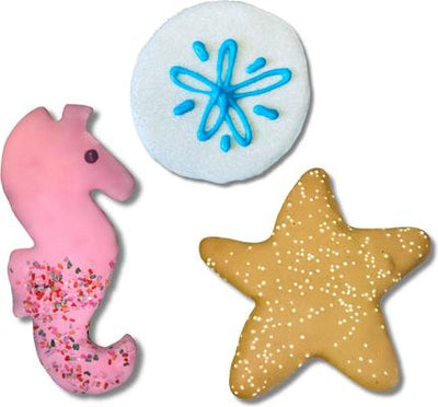 Beach Bum Peanut Butter & Honey Assorted Crunchy Dog Treats, 18 count