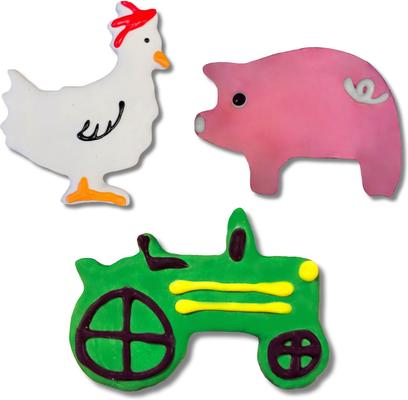 Farm Life Peanut Butter & Honey Assorted Crunchy Dog Treats, 18 count