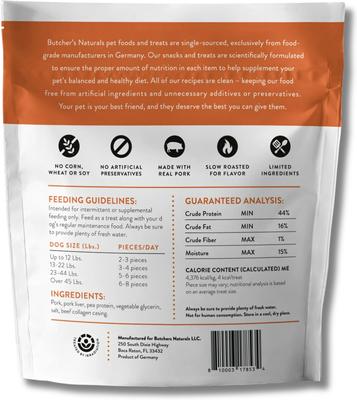 Slow Roasted Pork Pearls Soft & Chewy Dog Treats, 10-oz bag