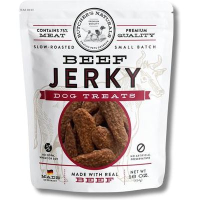 Golosinas de salmón seco asado a fuego lento para perros, bolsa de 16 oz