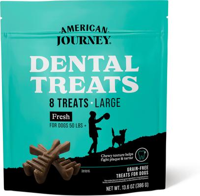 Grain-Free Large Dental Dog Treats Mint Flavor, 24 count