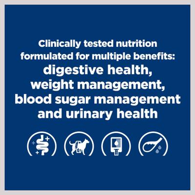 w/d Multi-Benefit Digestive, Weight, Glucose, Urinary Management Vegetable & Chicken Stew Wet Dog Food, 5.5-oz can, case of 4