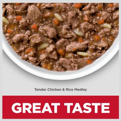 Kitten Healthy Cuisine Tender Chicken & Rice Medley Wet Cat Food, 2.8-oz can, case of 4