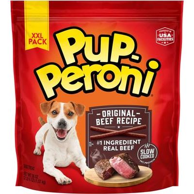 Premios para perros con sabor a filete miñón y tocino, bolsa de 5.6 oz