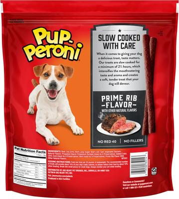 Prime Rib Flavor Dog Treats, 38-oz bag, bundle of 2