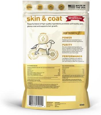 Skin & Coat Powder Supplement for Dogs, 1-lb bag