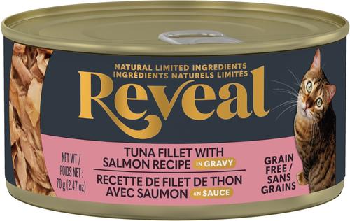 Bundle: Reveal Ocean Fish in Gravy + Tuna with Salmon in Gravy Flavored Wet Cat Food