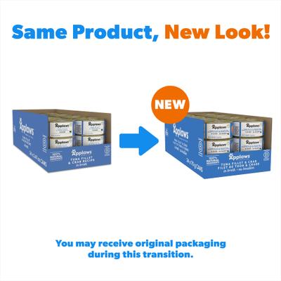 Tuna Fillet with Crab in Broth Wet Cat Food, 2.47-oz can, case of 48