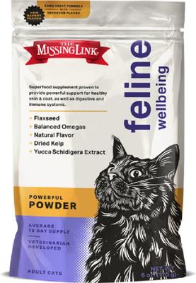 Feline Superfood Supplement Powder for Cats, 6-oz pouch