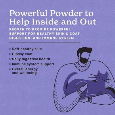 Feline Superfood Supplement Powder for Cats, 6-oz pouch