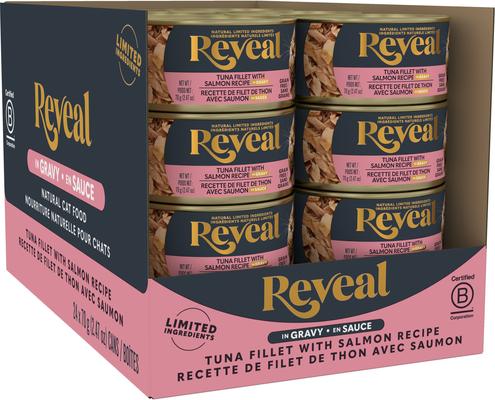 Bundle: Reveal Ocean Fish in Gravy + Tuna with Salmon in Gravy Flavored Wet Cat Food