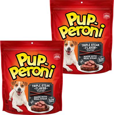 Prime Rib Flavor Dog Treats, 38-oz bag, bundle of 2