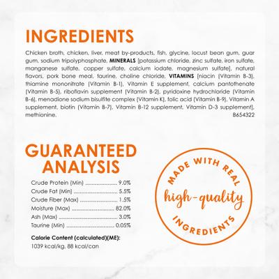 Savory Centers Chicken Canned Cat Food, 3-oz, case of 4