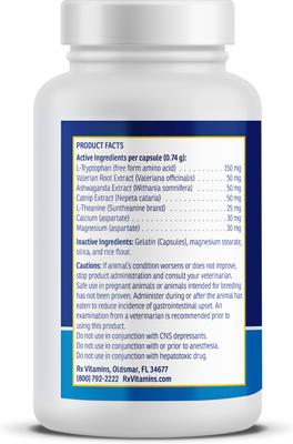 NutriCalm Capsules Calming Supplement for Dogs, 50 count