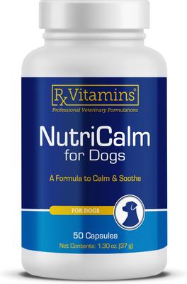 NutriCalm Capsules Calming Supplement for Dogs, 50 count