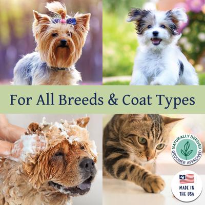 Champú refrescante botánico para perros, botella de 128 onzas líquidas