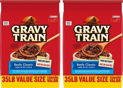 Beefy Classic Dry Dog Food, 70-lb bundle