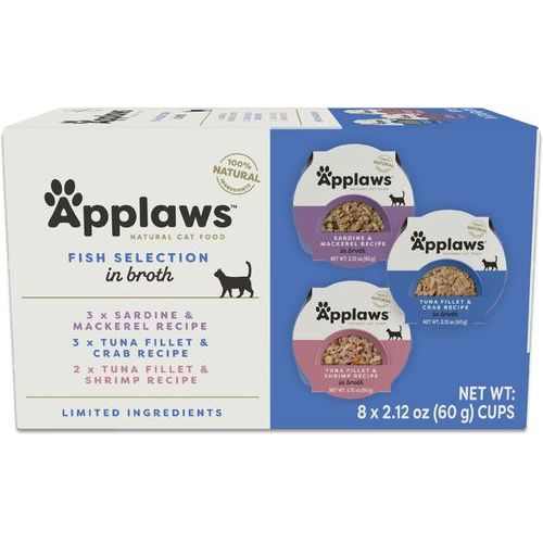 Selección de pollo en caldo, paquete variado, 2.12 oz, caja de 8