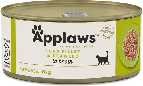 Tuna Fillet with Seaweed Canned Cat Food, 5.5-oz, case of 24
