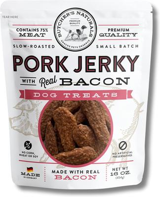 Slow Roasted Beef Jerky Dog Treats, 16-oz bag