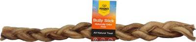Masticable trenzado para perros Bully Stick de 12 pulgadas, 1 unidad