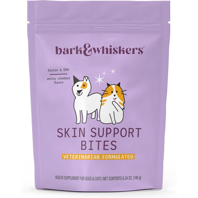 Skin Support Supplement Bites, sabor Queso. 180 g. - Bark & Whiskers