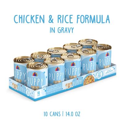 Puppy Chicken & Rice Formula in Gravy Wet Dog Food, 14-oz can, case of 10