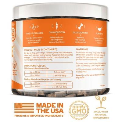 Collagen Care Soft Chew Hip & Joint Supplement for Dogs, 60 count