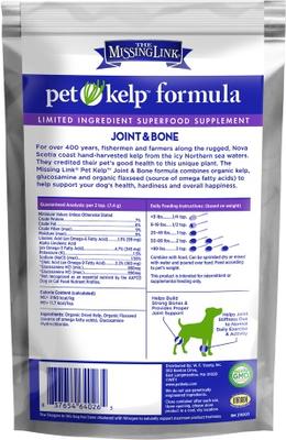 Pet Kelp Canine Joint & Bone supplement for Adult & Senior Dogs, 8-oz bag
