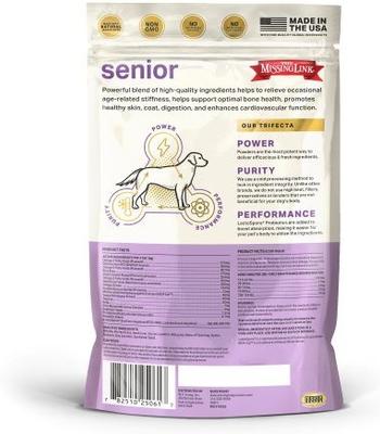 Ultimate Canine Senior Health Formula Dog Supplement, 1-lb bag