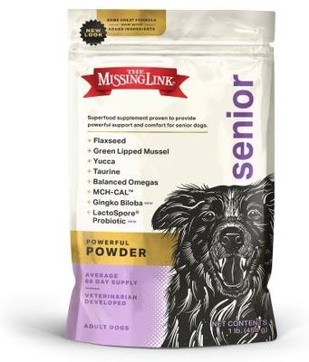 Ultimate Canine Senior Health Formula Dog Supplement, 1-lb bag