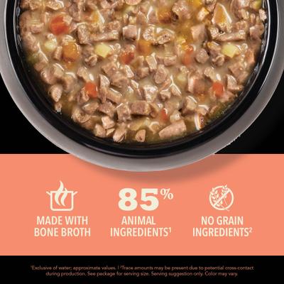 Salmon & Chicken + Lamb & Kidney Variety Pack Chunks in Broth Wet Cat Food, 3-oz can, case of 12