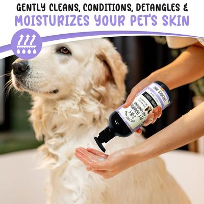 Live. Love. Wash. 2-in-1 Dog & Cat Shampoo & Conditioner, Lavender Mint Scented, 1000-mL bottle