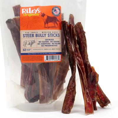 Steer 5 to 6-in Bully Sticks Dog Chews, 12 count